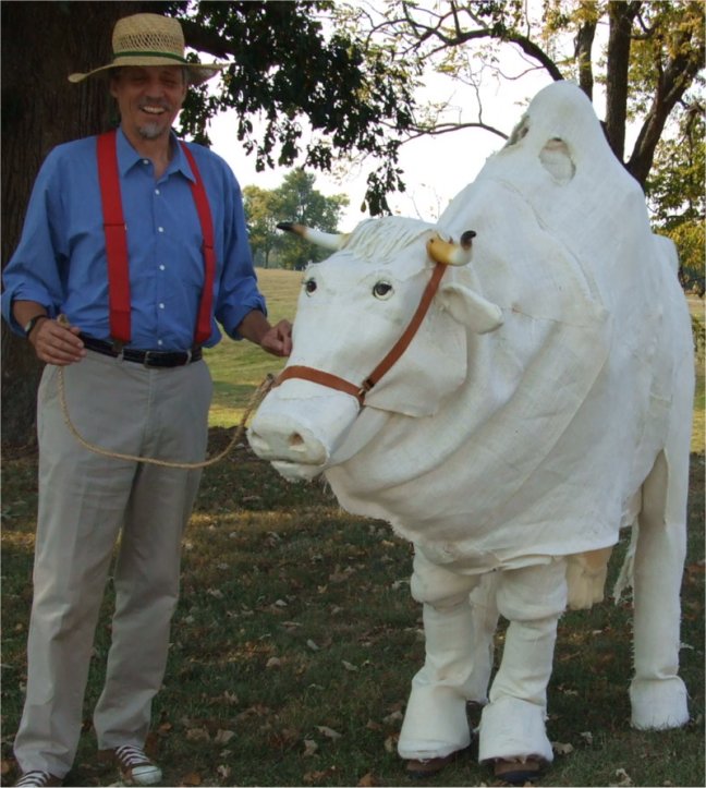 Milky White, the cow Jack traded for magic beans